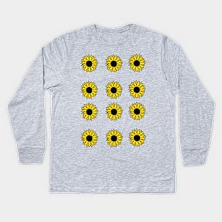 sunflowers Kids Long Sleeve T-Shirt